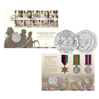2025 Valour and Victory - Stories of The WWII Brilliant Uncirculated Coin Cover