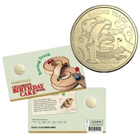 2025 $1 Racing Track Australian Women's Weekly Birthday Cake Uncirculated Coin in Card