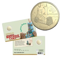 2025 $1 Robert Robot Australian Women's Weekly Birthday Cake Uncirculated Coin in Card