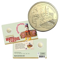2025 $1 Humpty Dumpty Australian Women's Weekly Birthday Cake Uncirculated Coin in Card