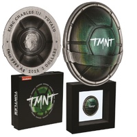 2025 Domed Shell -Teenage Mutant Ninja Turtles 1.5oz Silver Antiqued Coloured Coin