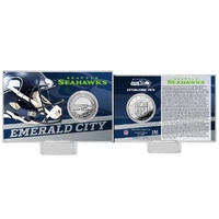 2025  Seattle Hawkins Emerald City - Tampa Bay Buccaneers Coin Card