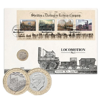 2025 Steam Locomotives Brilliant Uncirculated Coin Cover 