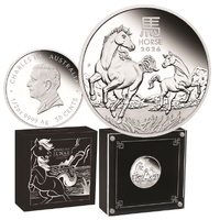 2026 50c Australian Lunar Series III Year of the Horse 1/2oz Silver Proof Coin