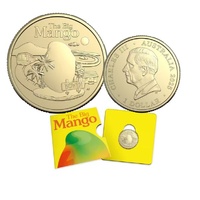 2025 $1 The Big Mango - Aussie 2 Big Things Coin In Card