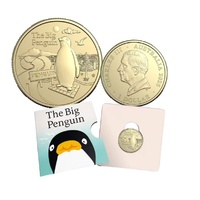 2025 $1 The Big Penguin - Aussie 2 Big Things Coin In Card 