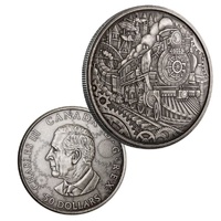2025 $50 A Whimsical Tale : Steam Locomotive - 3.3 Oz Fine Silver Coin