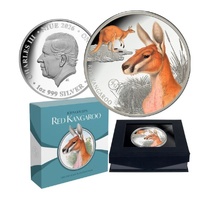 2026 $1 Red Kangaroo - Mammals Of Australia 1oz Coloured Silver Proof Coin