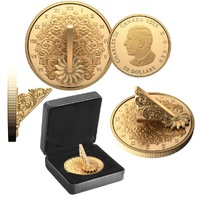 2025 $20 The Gilded Sundial 1 Oz Gold Plated Fine Silver Coin