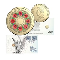 2025 $2 Poppy Wreath Remembrance Day - 80th Anniversary Of WWII PNC