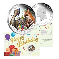 2026 Happy Birthday 1/2 Oz Silver Proof Coloured Coin