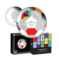 2026 50c FIFA World Cup ™ 1/2oz Silver Proof Coloured Coin
