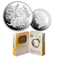 2026 $5 Aussie Bubs 1 Oz Fine Silver Proof - Baby Coin