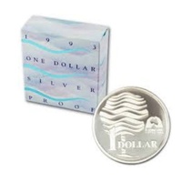 1993 $1 Landcare Australia Silver Proof Coin