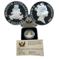 1986 $10 South Australia - State Series Silver Proof Coin