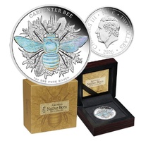 2026 $2 Carpenter Bee - Australian Native Bees Hologram 1 Oz Silver Proof Coin