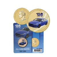 2025 FG-X XR8 Ford 100 Years in Australia Falcon Uncirculated Coin in Card
