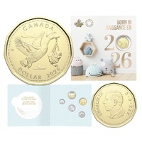 2026 Canada Born In Naissanc 5 Coin Baby Gift Set