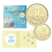 2026 Happy Birthday Canada 5 Coin Uncirculated Gift Set