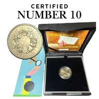 First 100 Coins Of 2026 $1 60th Anniversary Of Decimal Currency 'C' Mintmark Uncirculated Coin - Number 10