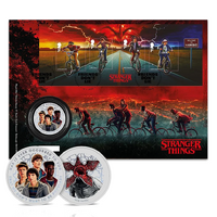 2026 Stranger Things Medallion Cover with Mini Sheet