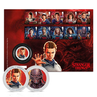 2026 Stranger Things Medallion Cover with Mini Sheet Style 2