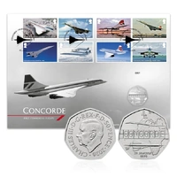 2025 50p Red Arrows Brilliant Uncirculated Coin Cover