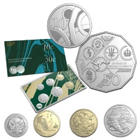 2026 60th Anniversary of Decimal Currency Uncirculated Six-Coin Year Set
