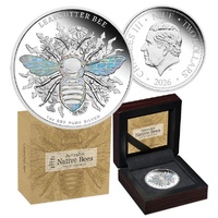 2026 $2 Leafcutter Bee - Australian Native Bees Hologram 1 Oz Silver Proof Coin