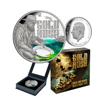 2026 $1 Gold Rush Coloured 1 Oz Silver Proof Coin