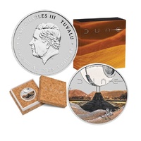2026 $1 Dune Coloured Silver 1 Oz Coin 