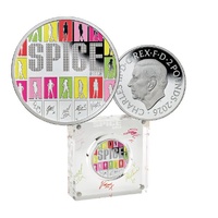 2026 £2 The Spice Girls Silver Proof Coloured 1 Oz Coin
