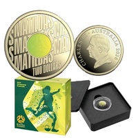 2026 $2 Matildas Coloured Proof Coin 