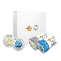 2026 $2 50th Anniversary Of The CN Tower Toronto, Canada - Special Wrap Roll Box Set