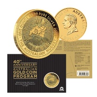 2026 $1 40th Anniversary of the Australian Nugget Hobart ANDA Money Expo 1 Oz Silver Gold Plated Proof Coin
