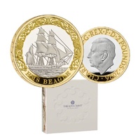 2026 £2 Iconic Navy Vessels - HMS Beagle Silver Proof Coin