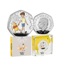 2026 Loyalty - 50p Winnie the Pooh 100 Years  Silver Proof Colour Coin