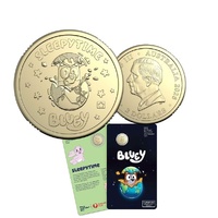2026 $2 Sleepy Time - Bluey Uncirculated Coin in Card with Privy Mark