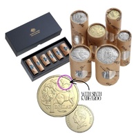 2026 5c-$2 Australia Charles III Coin Premium Mint Roll Set - Includes Mob Of Six 