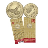 2017 $1 Year of the Rooster Uncirculated Coin