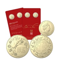2020 $1 Lunar Year of the Rat AlBr Uncirculated Two Coin Set