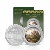 2026 Camelot Castle - Myths and Legends of Britain Silver Plated BU Commemorative Medallion