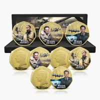 2025 The RAF Legends of Aviation - Royal Air Force Gold Plated BU Coin Box Set Edition