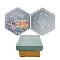 2026 $1 Queen Bee 1 Oz Silver Proof Coin