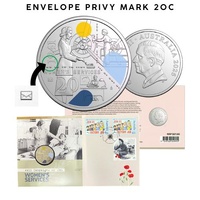 2026 Envelope Privy Mark 20c 1941 WWII Campaigns: Women's Service PNC