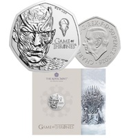 2026 50p Ice - Game of Thrones Brilliant Uncirculated Coin