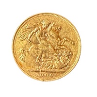 1900 M Australia Sovereign - Melbourne Reverse 22K Gold Proof Coin