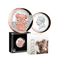 2026 Koala 5oz Silver Proof High Relief Gilded Coin