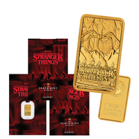2026 Stranger Things 1g Gold Minted Bar