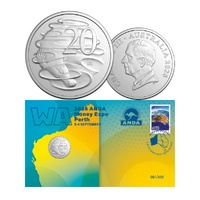 2026 20c 'WA' Privy ANDA Money Expo Brisbane State Series PNC
